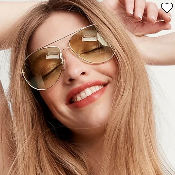 J. Crew Bondi Wire Frame Aviator Sunglasses - Picture 8 of 10